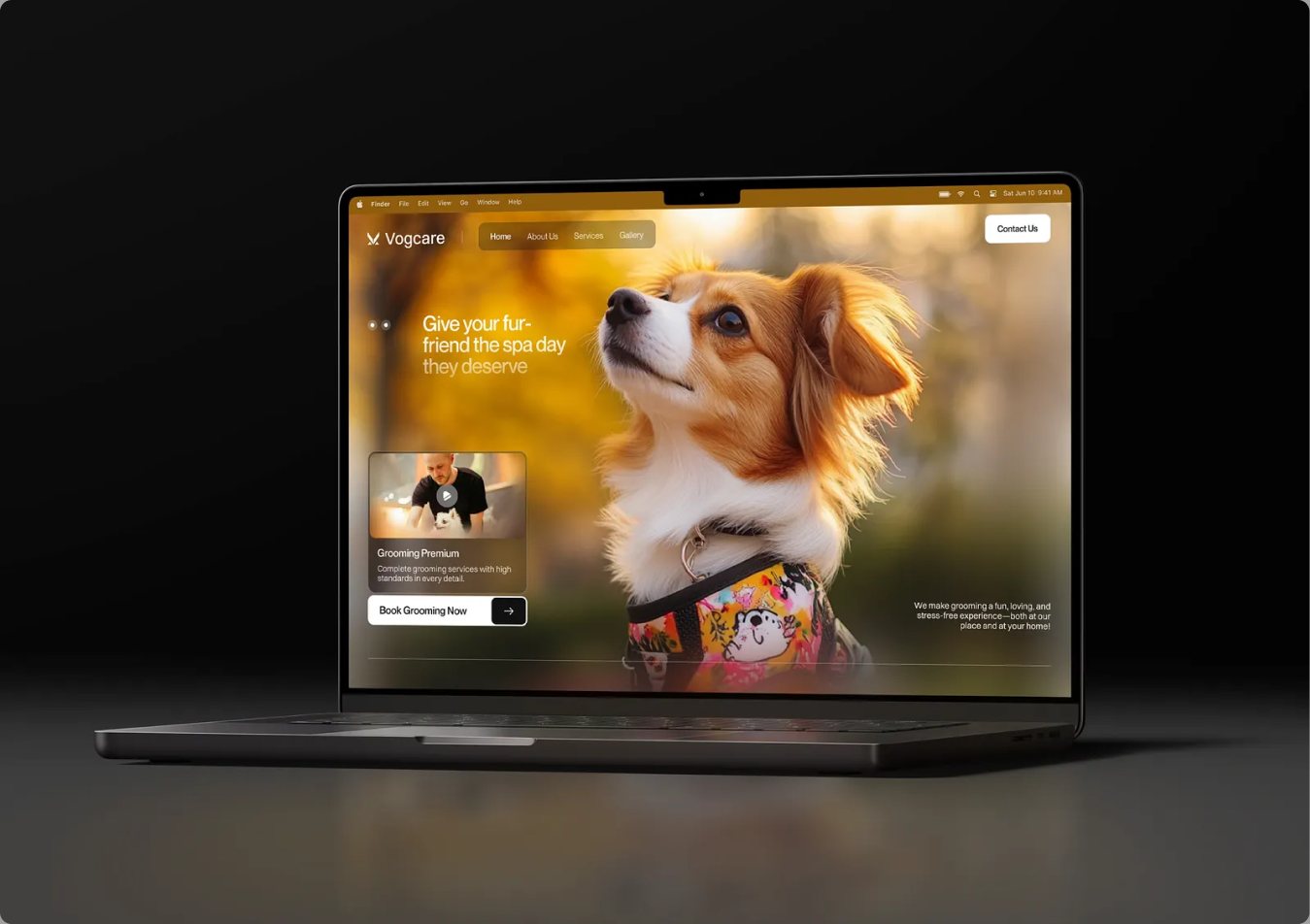 Vogcare website design